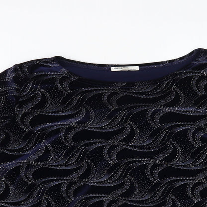 Womens UK Size 14 Gerard Blue Basic Blouse