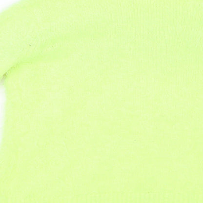 C&A Womens Green Crew Neck Polyester Pullover Jumper Size 10 - Unicorn