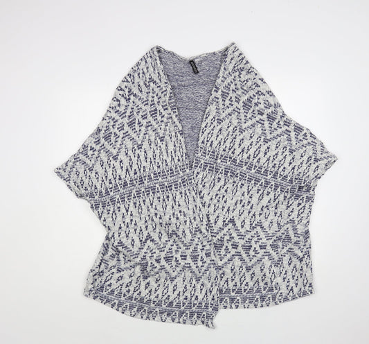 Womens UK Size S H&M Blue Cardigan Jumper