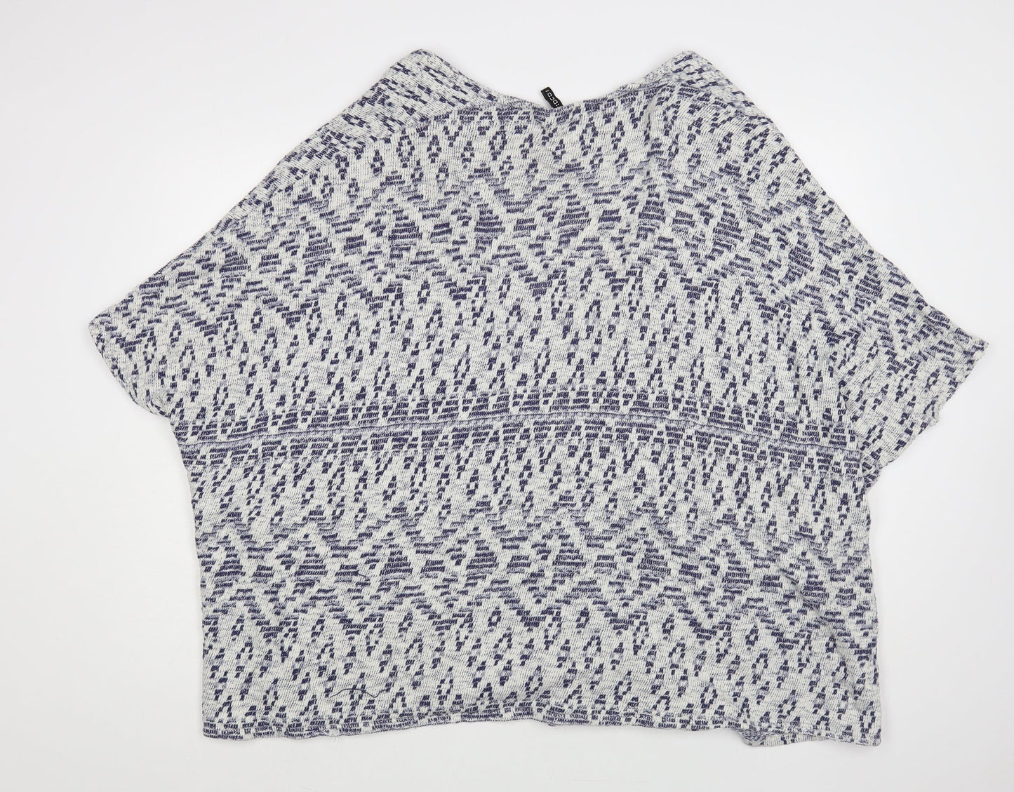 Womens UK Size S H&M Blue Cardigan Jumper