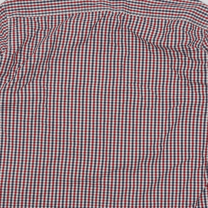 Mens UK Size XL NEXT Red  Button-Up Long Sleeve Casual Shirt