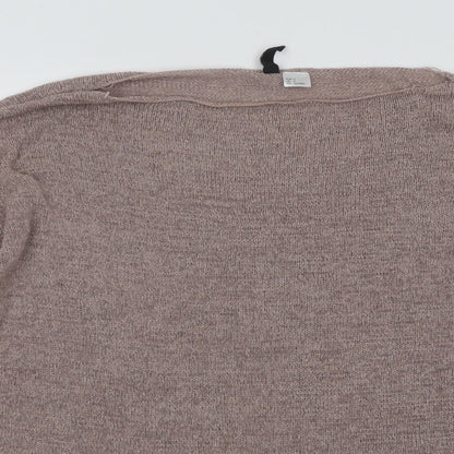 Womens UK Size S Divided by H&M Brown Pullover Jumper