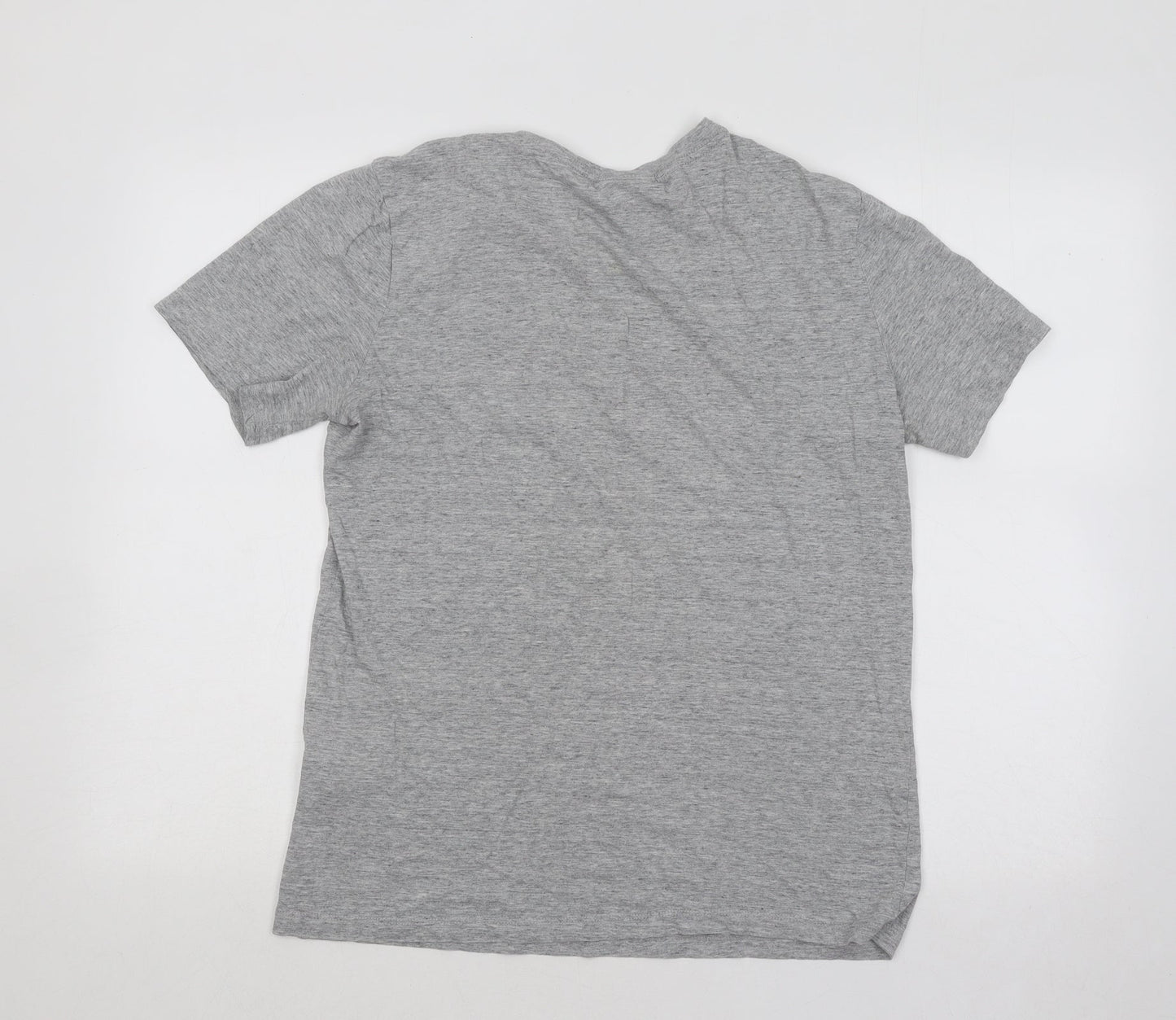 Womens UK Size M H&M Grey Basic T-Shirt