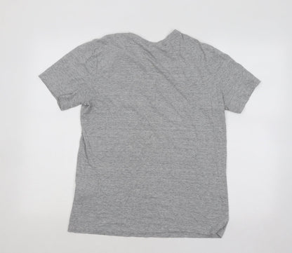 Womens UK Size M H&M Grey Basic T-Shirt