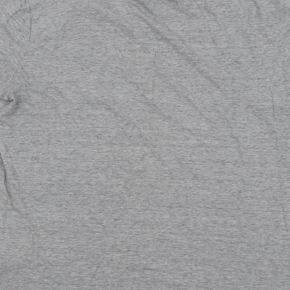 Womens UK Size M H&M Grey Basic T-Shirt