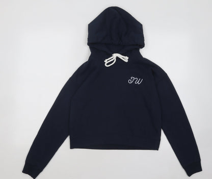 Womens UK Size 6 Jack Wills Blue Pullover Hoodie