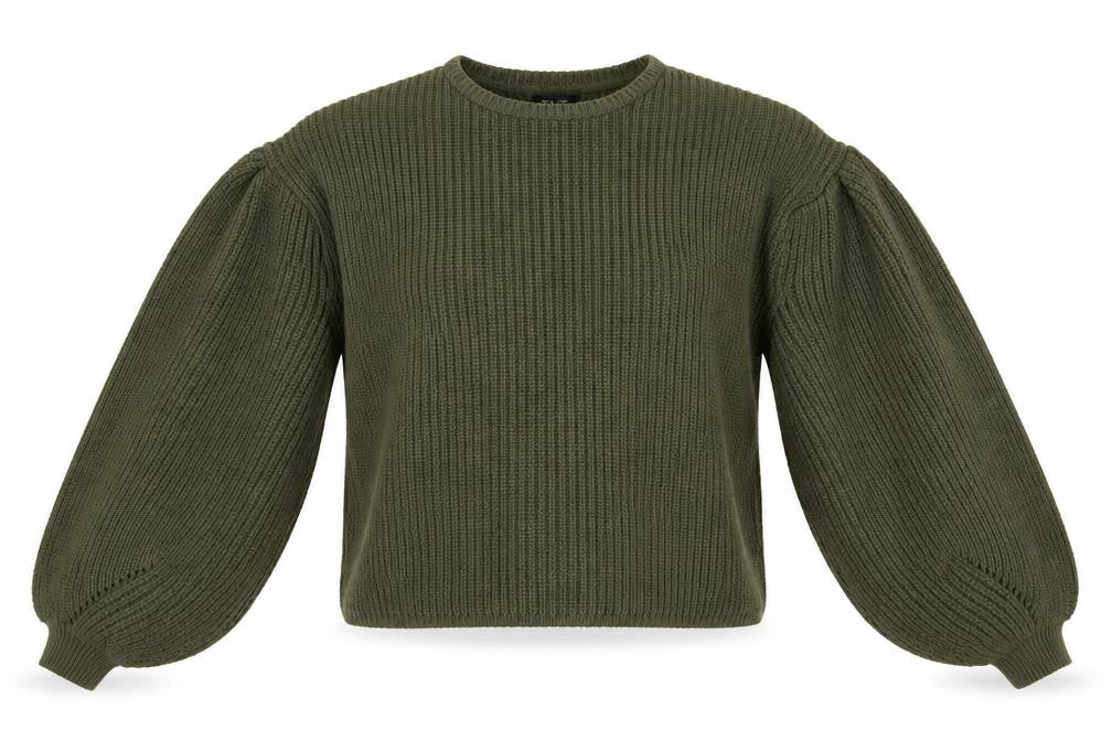 Womens UK Size M New Look Green Pullover Jumper