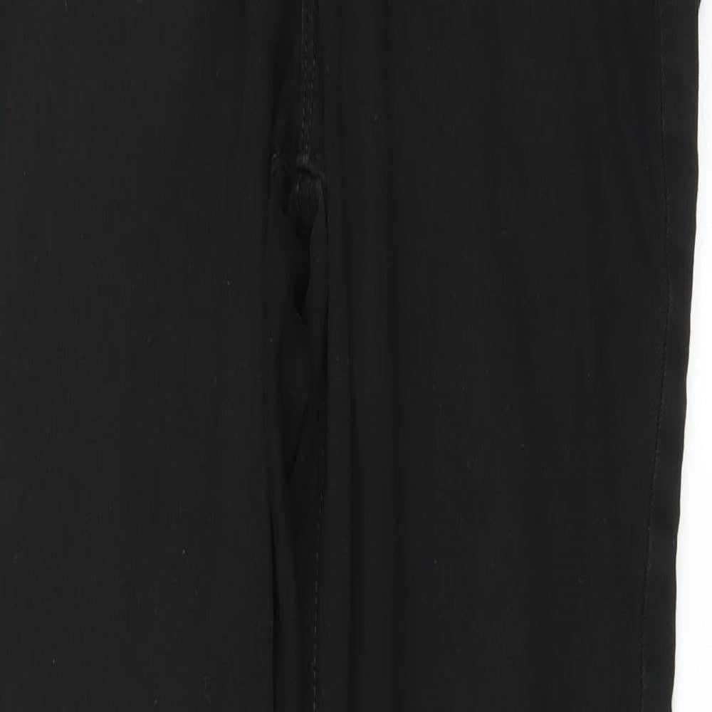 Denim Co. Womens Black Cotton Skinny Jeans Size 12 L28 in Regular Zip