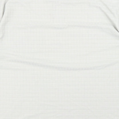Vicky Lee Mens Green Plaid Polyester T-Shirt Size XLT Collared