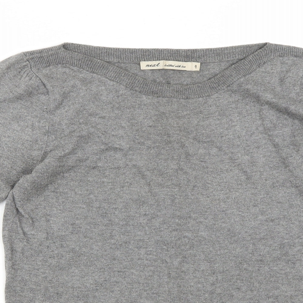 Womens UK Size 8 NEXT Grey Pullover Jumper
