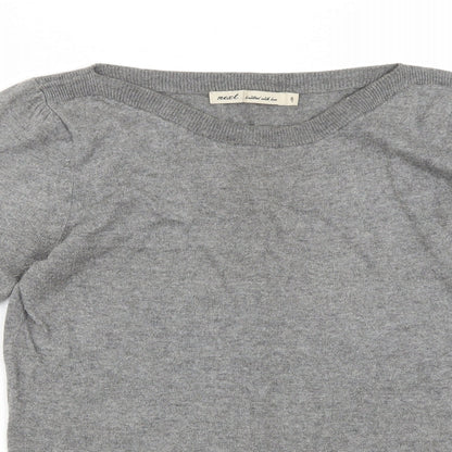 Womens UK Size 8 NEXT Grey Pullover Jumper