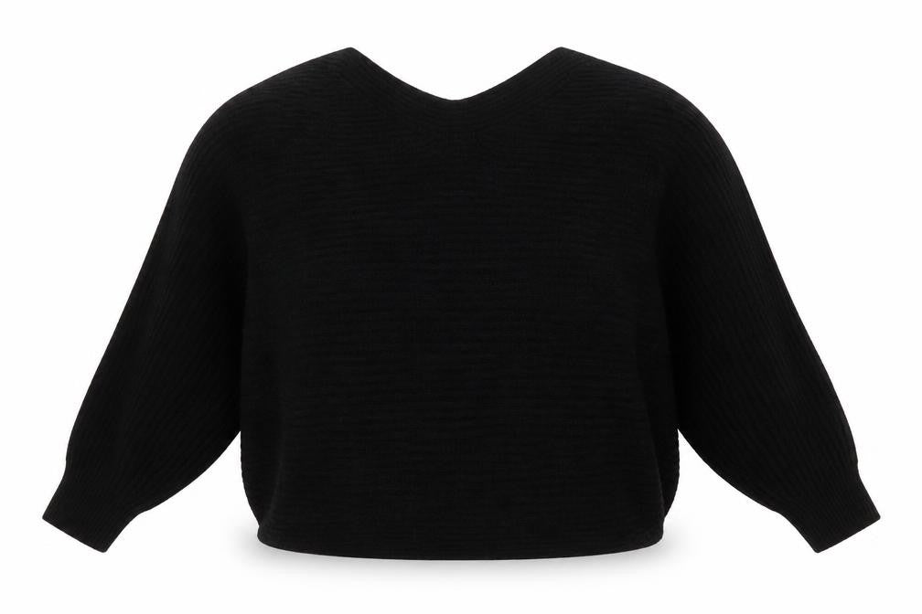 Womens UK Size 16 JD Williams Black Pullover Jumper