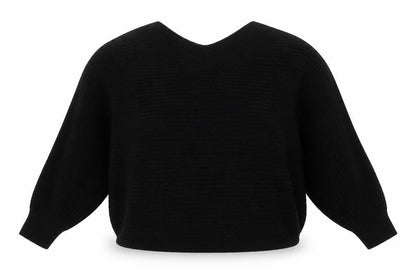 Womens UK Size 16 JD Williams Black Pullover Jumper