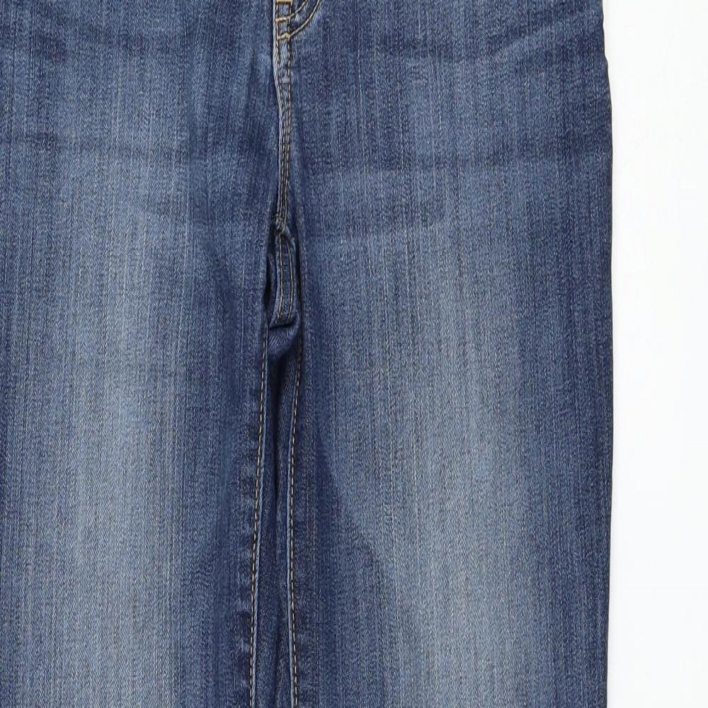 Gap Womens Blue Cotton Skinny Jeans Size 6 L29 in Regular Zip