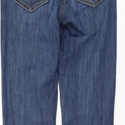 Gap Womens Blue Cotton Skinny Jeans Size 6 L29 in Regular Zip