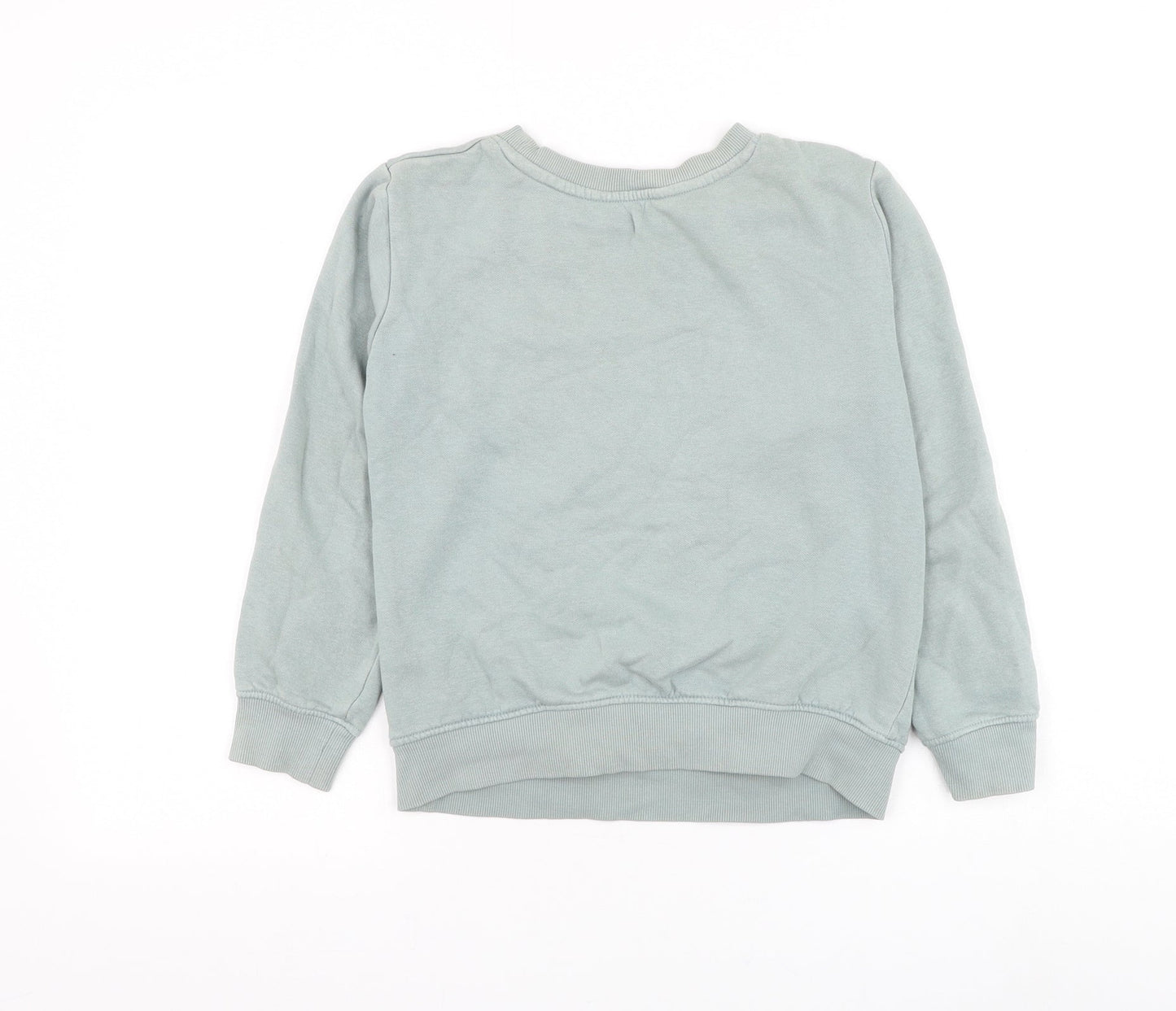 H&M Boys Grey Cotton Pullover Sweatshirt Size 9-10 Years Pullover - Dinosaurs Forever