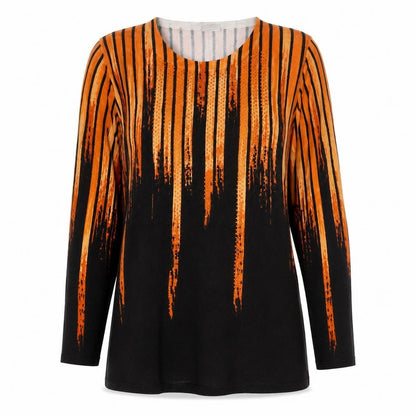 Womens UK Size S Mitzy Orange Pullover Jumper
