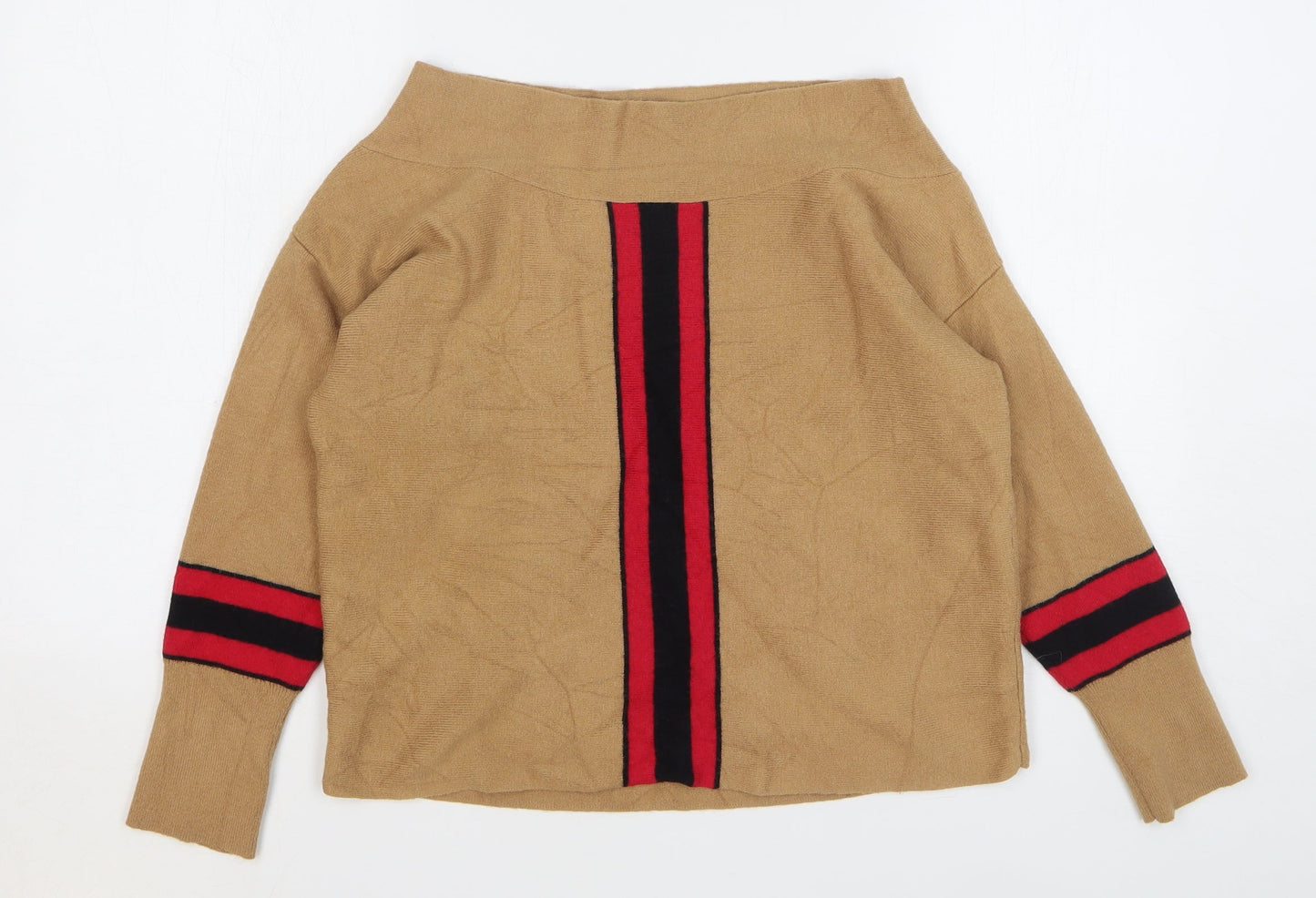 Womens UK Size 10 River Island Beige Pullover Jumper