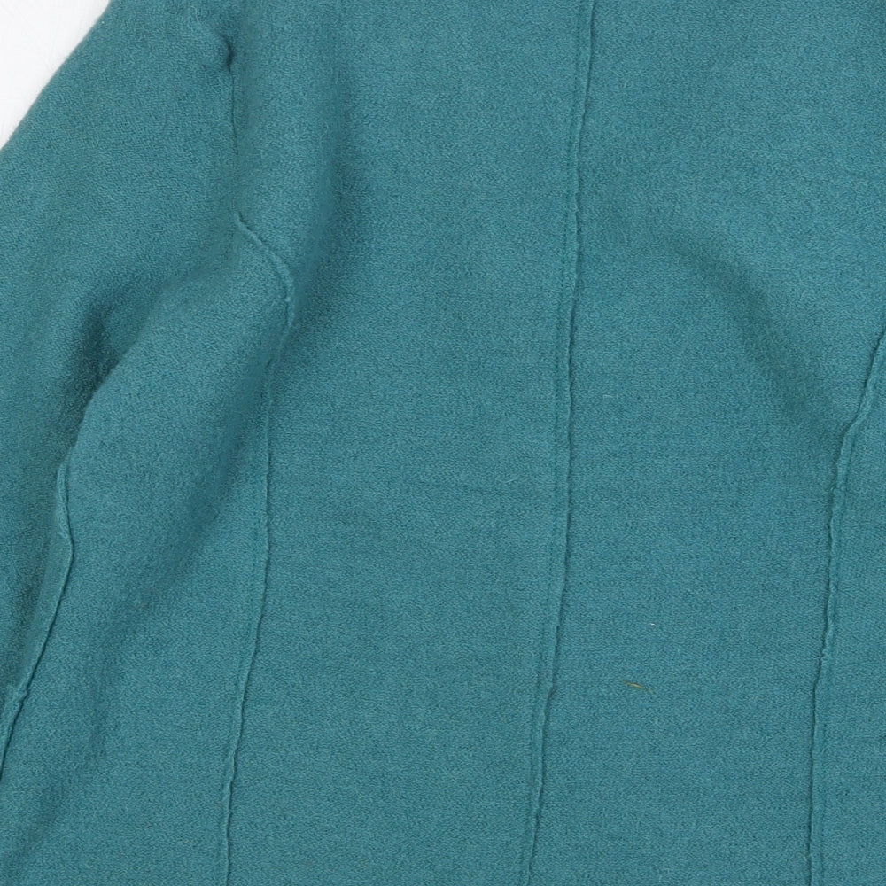 Paramour Womens Green Wool Jacket Blazer Size XL