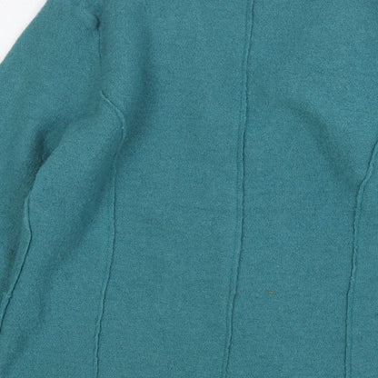 Paramour Womens Green Wool Jacket Blazer Size XL