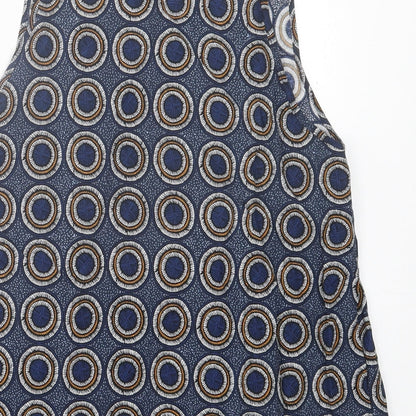 Womens UK Size 10 H&M Blue Basic Tank