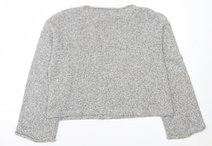 Womens UK Size L Zara Grey Pullover Jumper