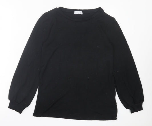 Womens UK Size 8 Papaya Black Pullover Jumper