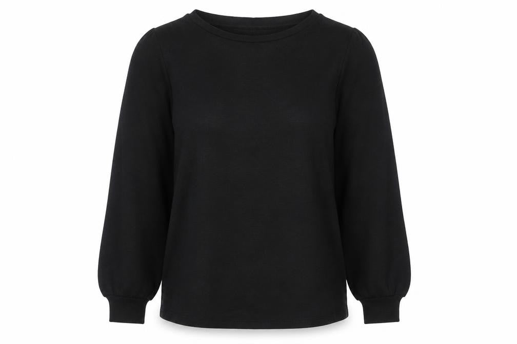 Womens UK Size 8 Papaya Black Pullover Jumper