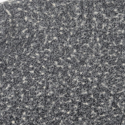 Womens UK Size 14 Maine Grey Cardigan Jumper
