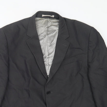 Mens UK Size 44 Burton Regular Grey Suit Jacket