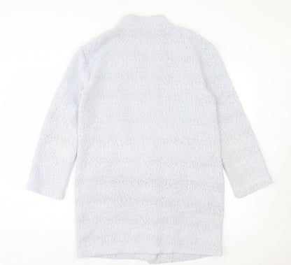 George Womens Blue V-Neck Polyester Cardigan Jumper Size 10