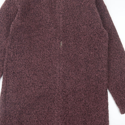 Womens UK Size S NEXT Purple Overcoat