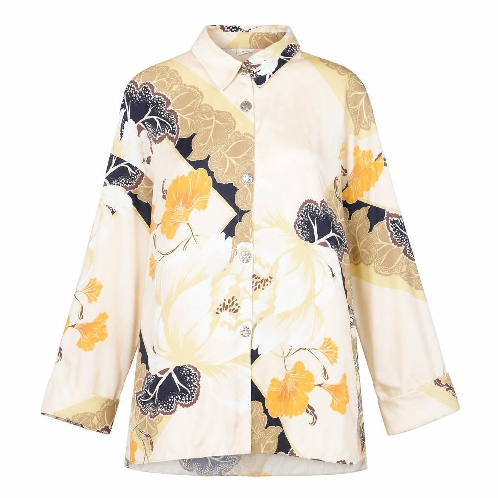 Womens UK Size 8 River Island Multicoloured Basic Button-Up
