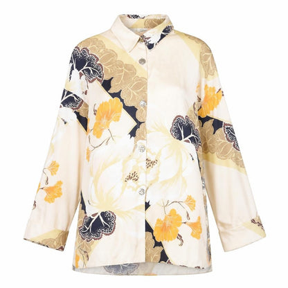 Womens UK Size 8 River Island Multicoloured Basic Button-Up