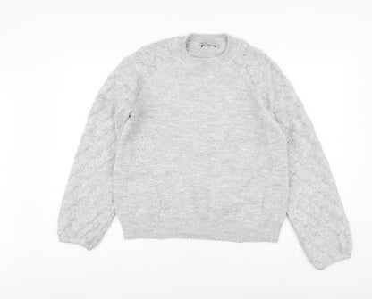 Womens UK Size M Oasis Grey Pullover Jumper