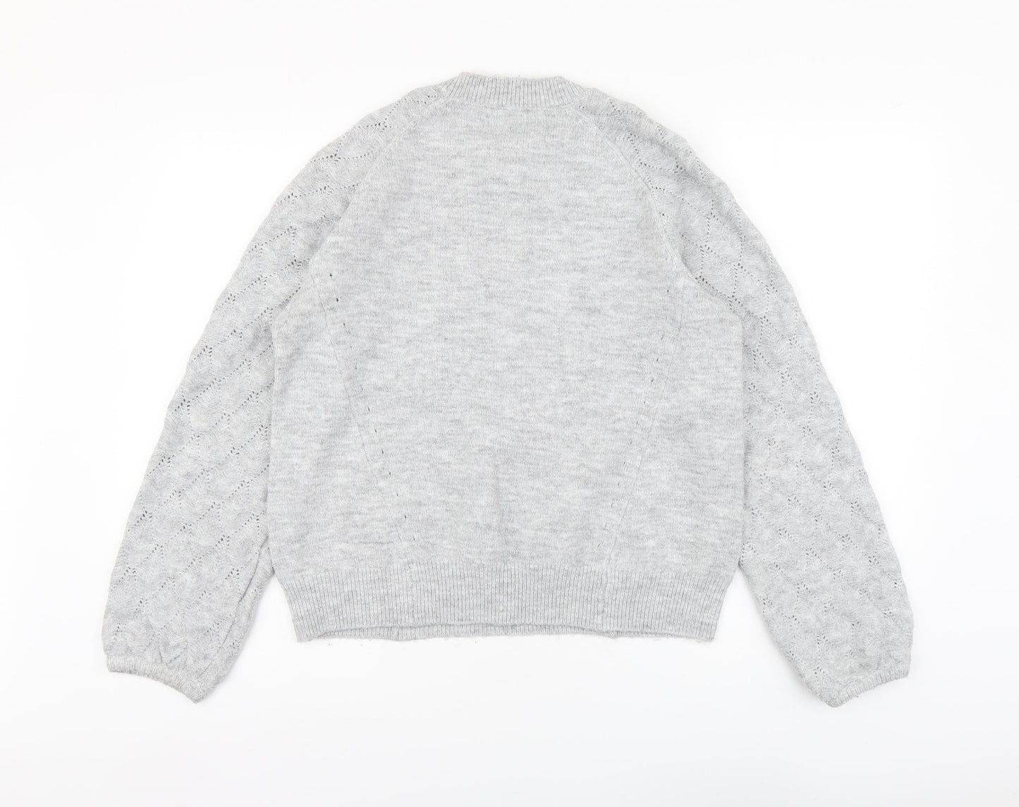 Womens UK Size M Oasis Grey Pullover Jumper