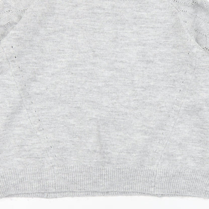 Womens UK Size M Oasis Grey Pullover Jumper