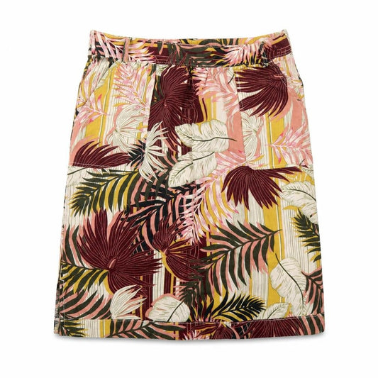 Womens UK Size XS Papaya A-Line Jersey Skirt