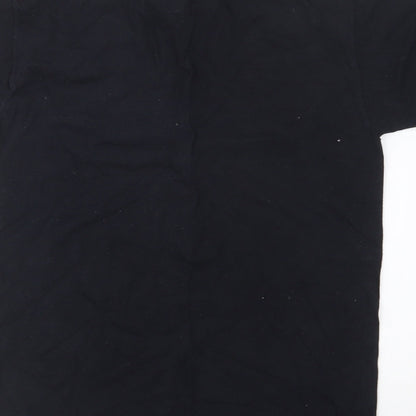 Womens UK Size S Fruit of the Loom Blue Basic T-Shirt
