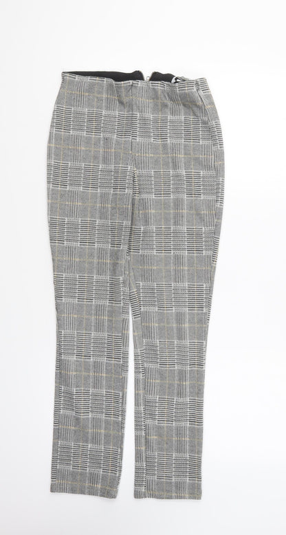 Womens UK Size S H&M Regular Fit  Grey Trousers