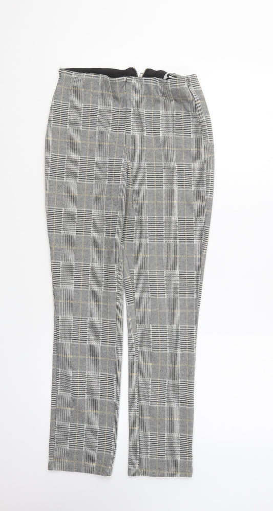 Womens UK Size S H&M Regular Fit  Grey Trousers