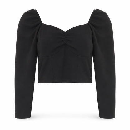 Womens UK Size 12 New Look Black Basic Blouse