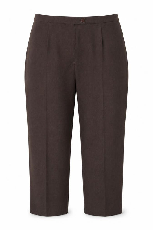 Womens UK Size 18 Berkertex Regular Fit  Brown Trousers