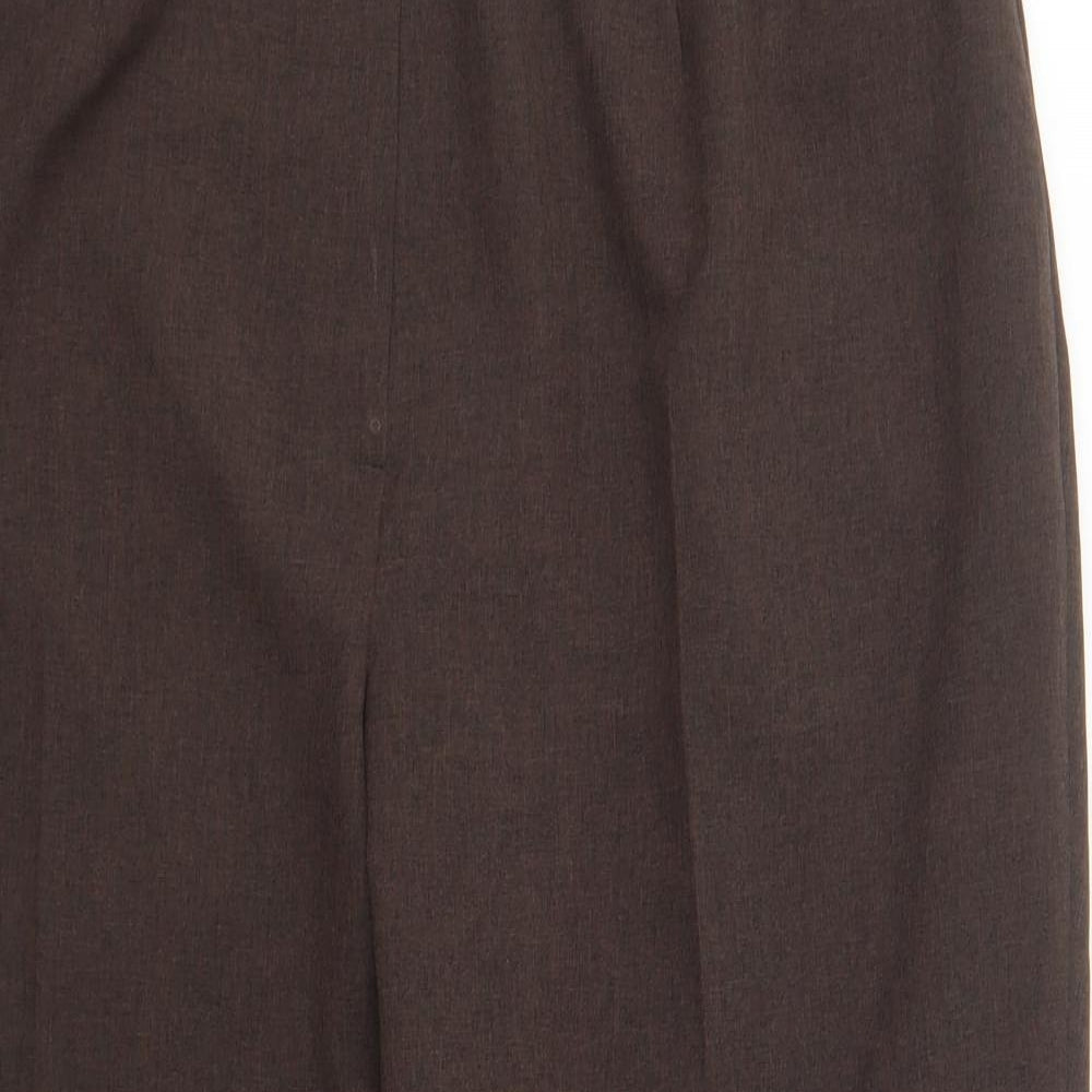 Womens UK Size 18 Berkertex Regular Fit  Brown Trousers