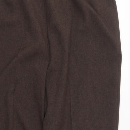 Womens UK Size 18 Berkertex Regular Fit  Brown Trousers