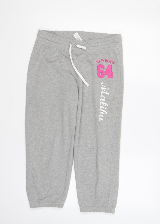 Womens UK Size 10 Dunnes Stores Regular Fit Jogger Grey Trousers
