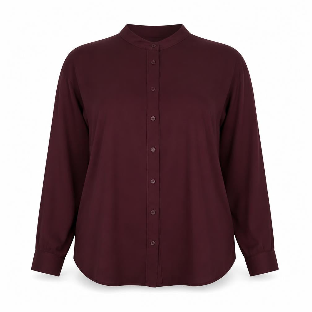 Womens UK Size 12 Warehouse Purple Basic Blouse