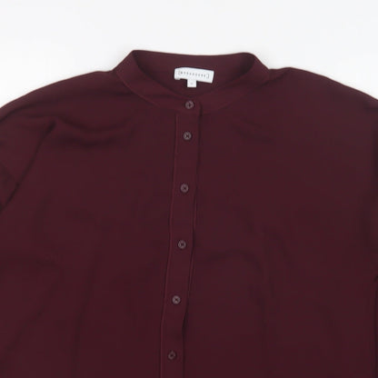 Womens UK Size 12 Warehouse Purple Basic Blouse
