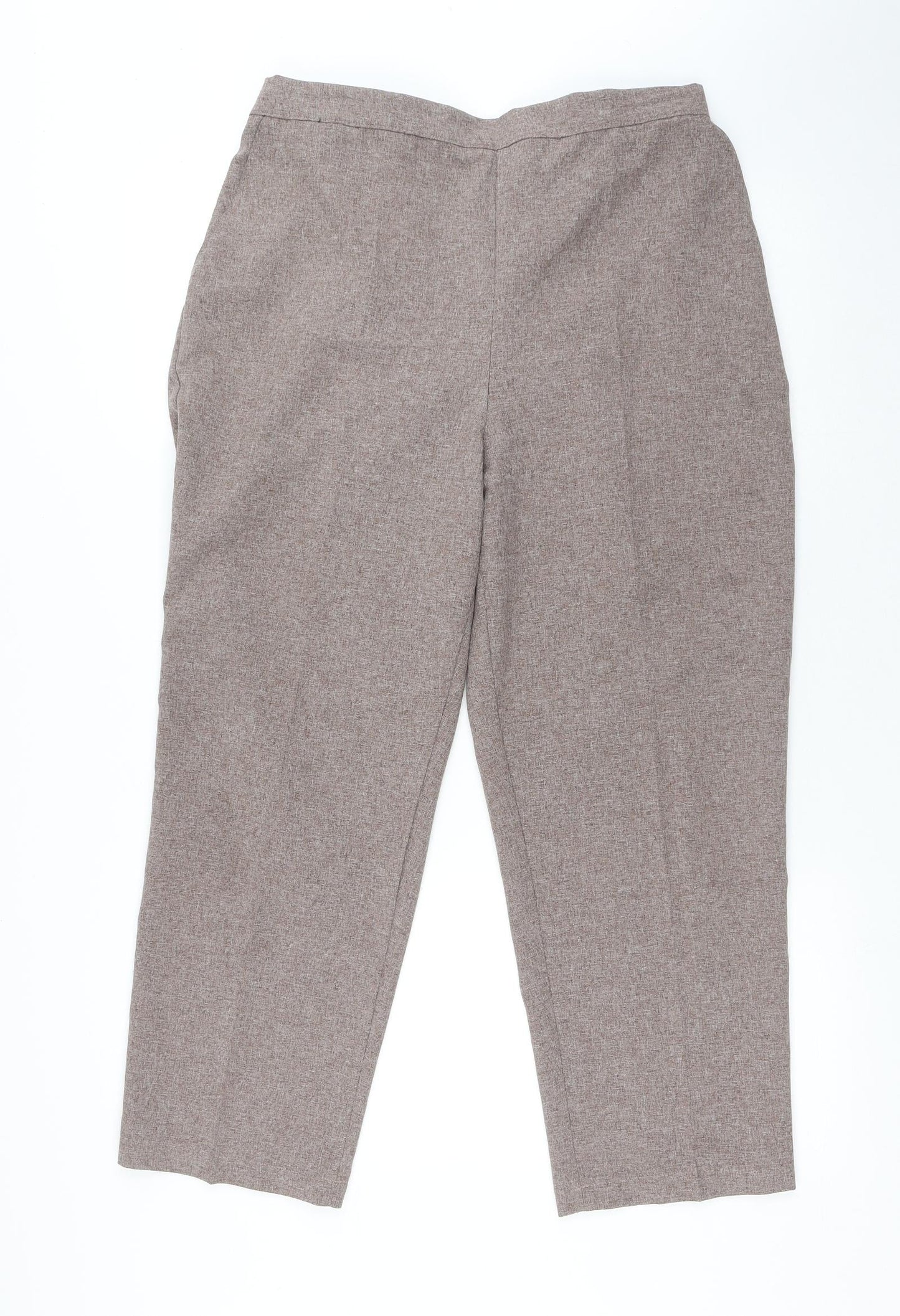 Womens UK Size 18 Emma Collction Regular Fit  Brown Trousers