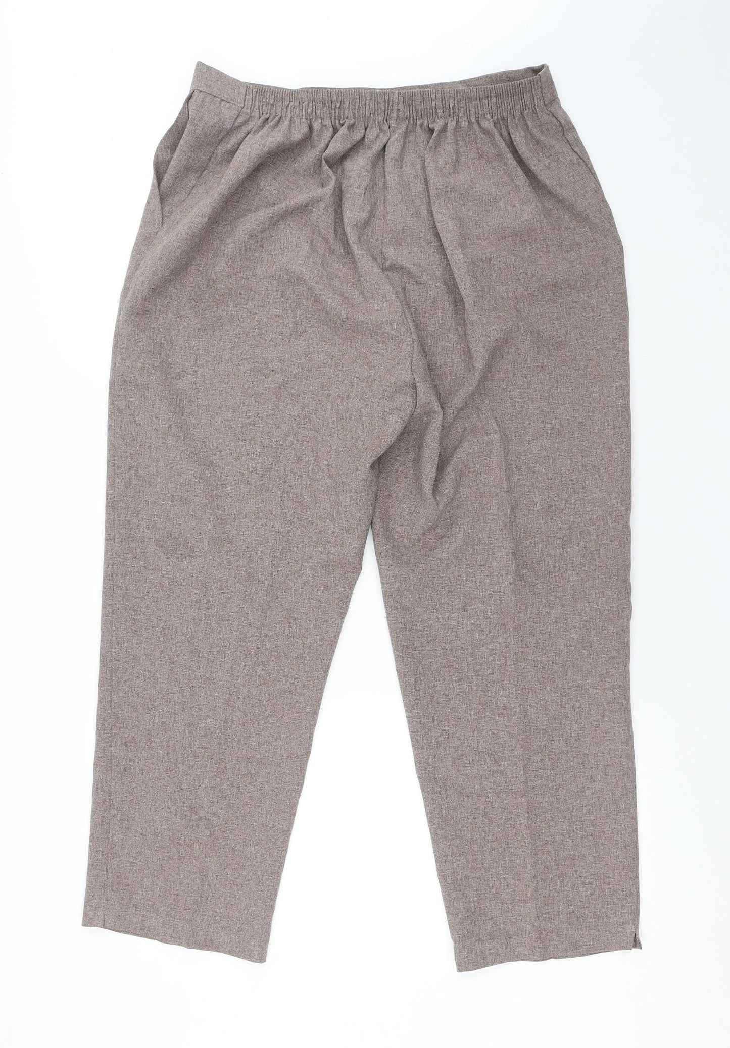 Womens UK Size 18 Emma Collction Regular Fit  Brown Trousers